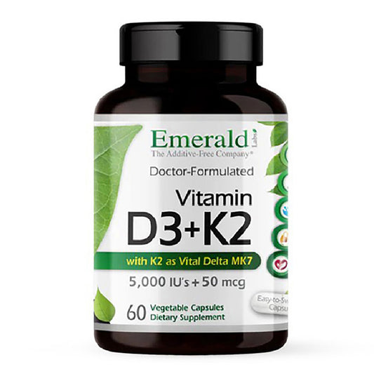 Emerald Labs D3 (5000iu) +  K2 (50mcg)