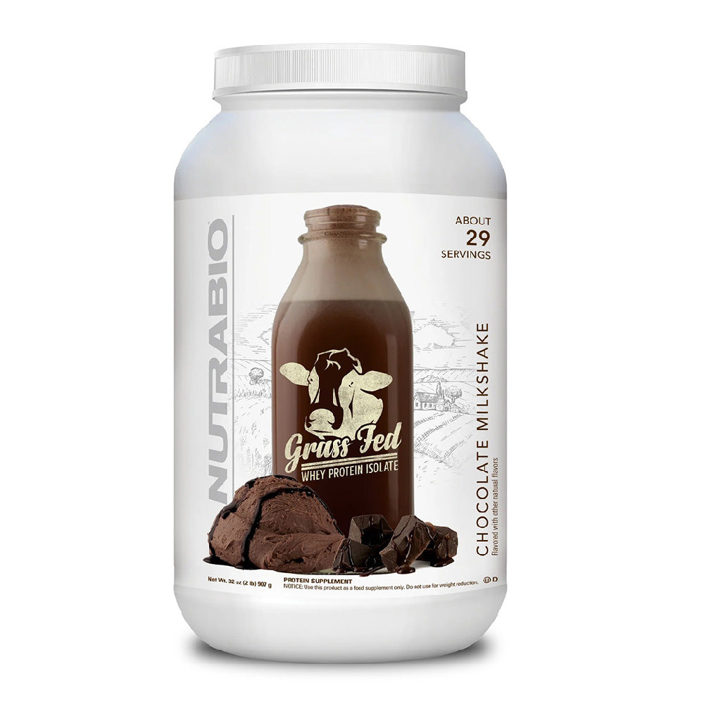 NutraBio Grass Fed Whey Protein Isolate