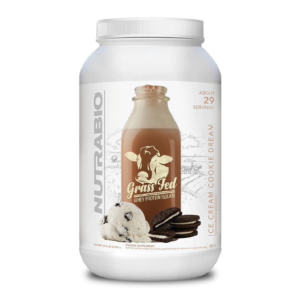 NutraBio Grass Fed Whey Protein Isolate