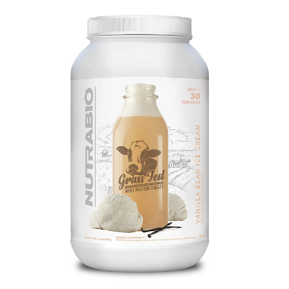 NutraBio Grass Fed Whey Protein Isolate