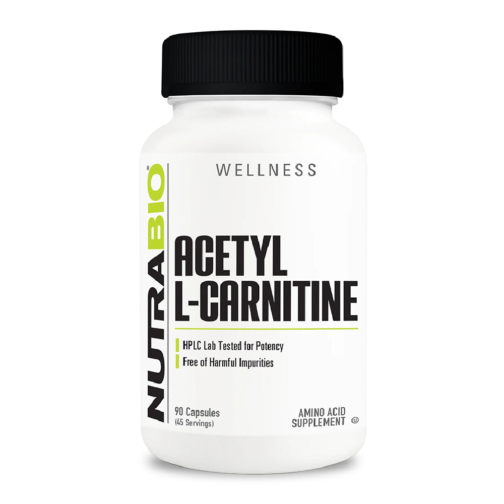 NutraBio Acetyl L-Carnitine (500mg)