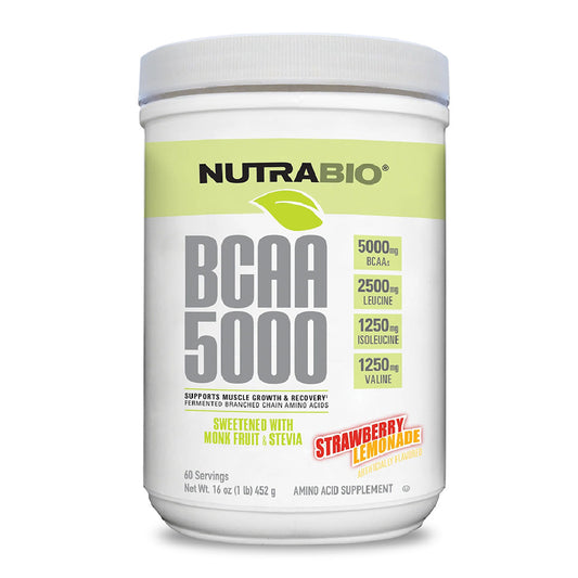 Nutrabio BCAA 5000 Naturally Sweetened
