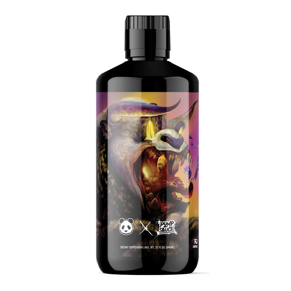 Panda Supps X Pump Sauce Collaboration Liquid Pre Workout - PANDA SAUCE (Grape Lemonade)