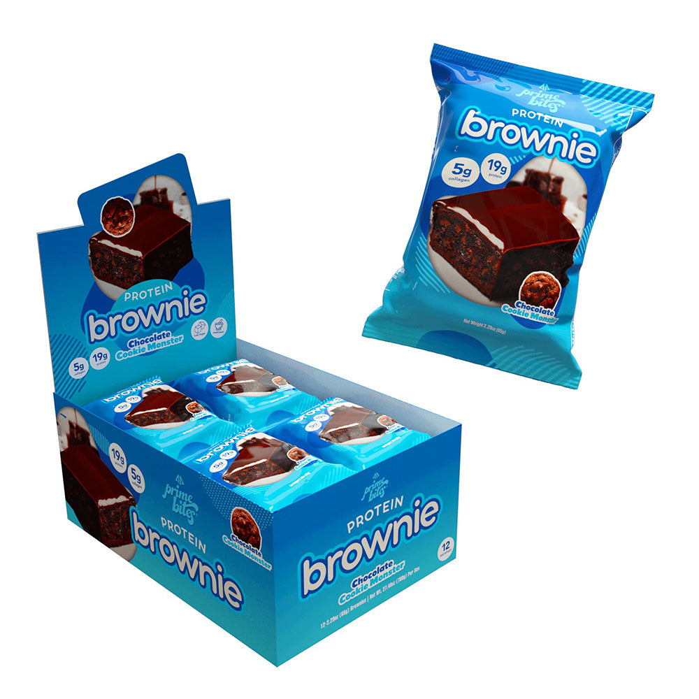 PrimeBites Protein Brownie Box