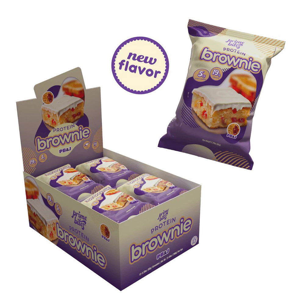 PrimeBites Protein Brownie Box