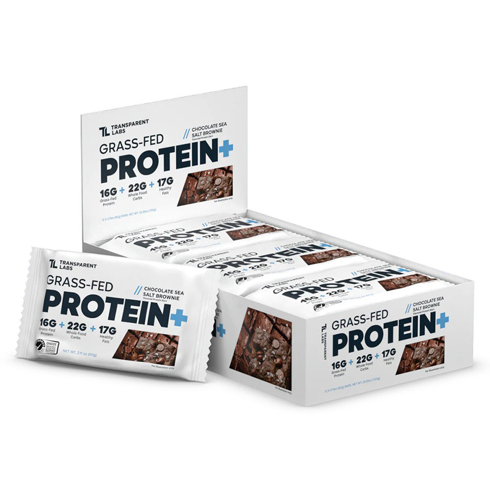 Transparent Labs Grass-Fed Protein+ Bars