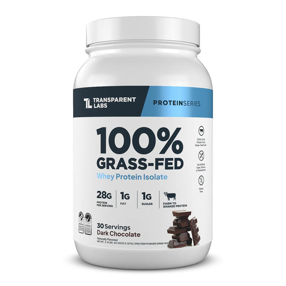 Transparent Labs 100% Grass-Fed Whey Protein Isolate