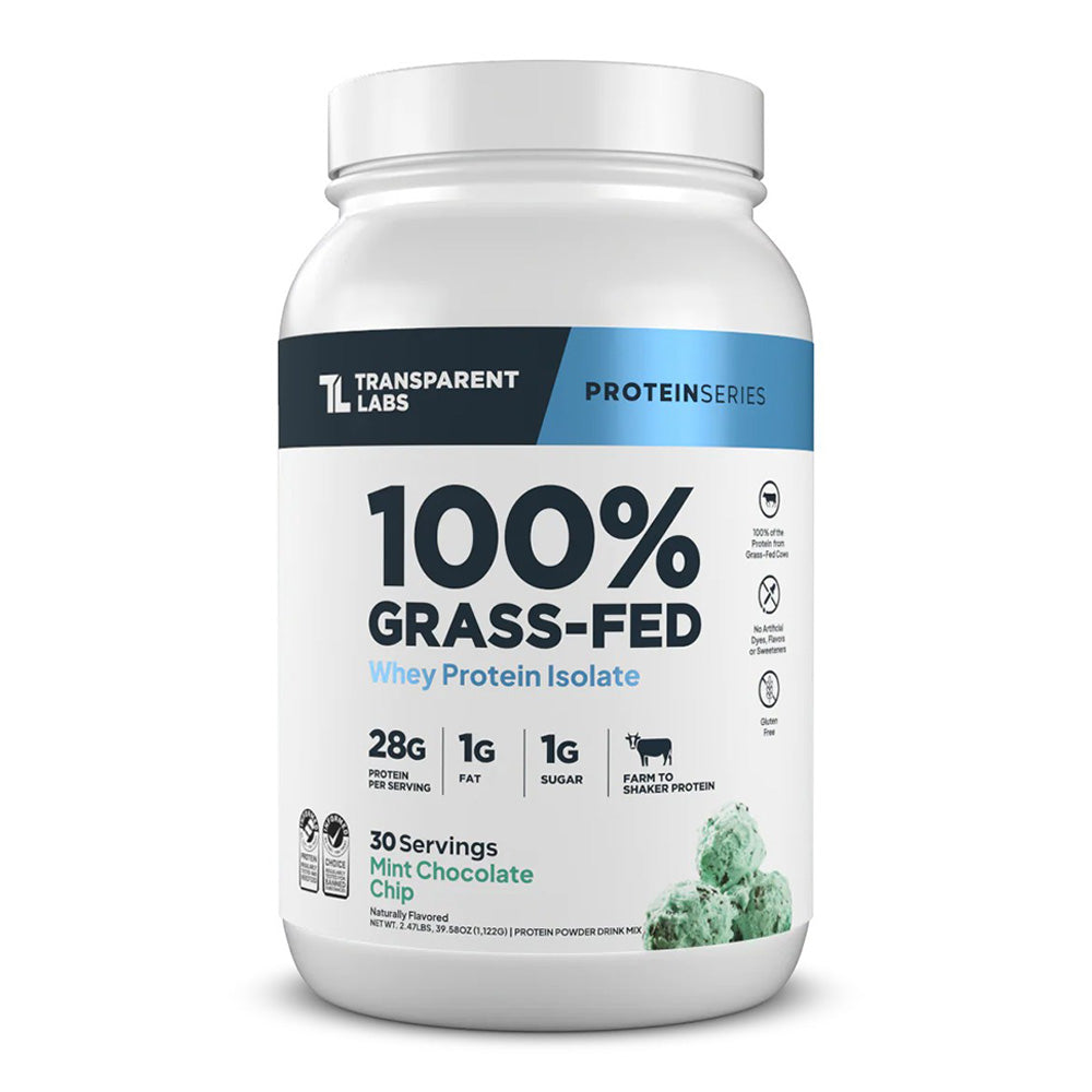 Transparent Labs 100% Grass-Fed Whey Protein Isolate