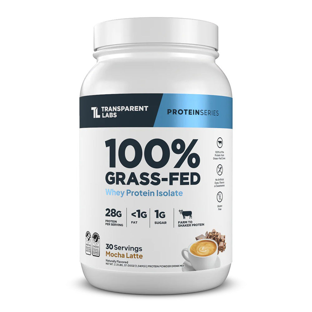 Transparent Labs 100% Grass-Fed Whey Protein Isolate