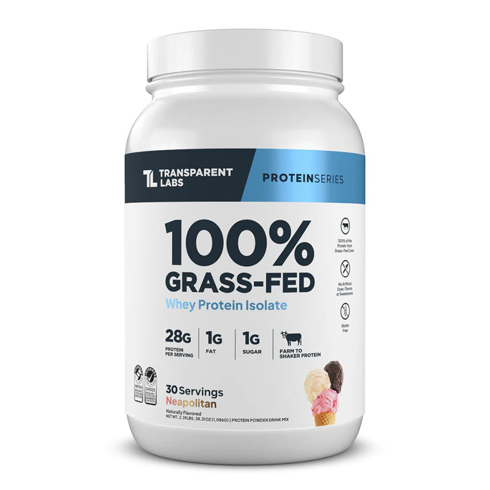 Transparent Labs 100% Grass-Fed Whey Protein Isolate