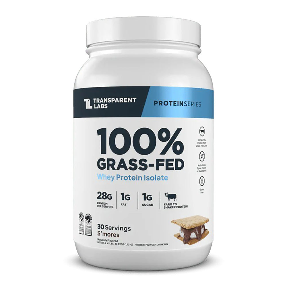 Transparent Labs 100% Grass-Fed Whey Protein Isolate
