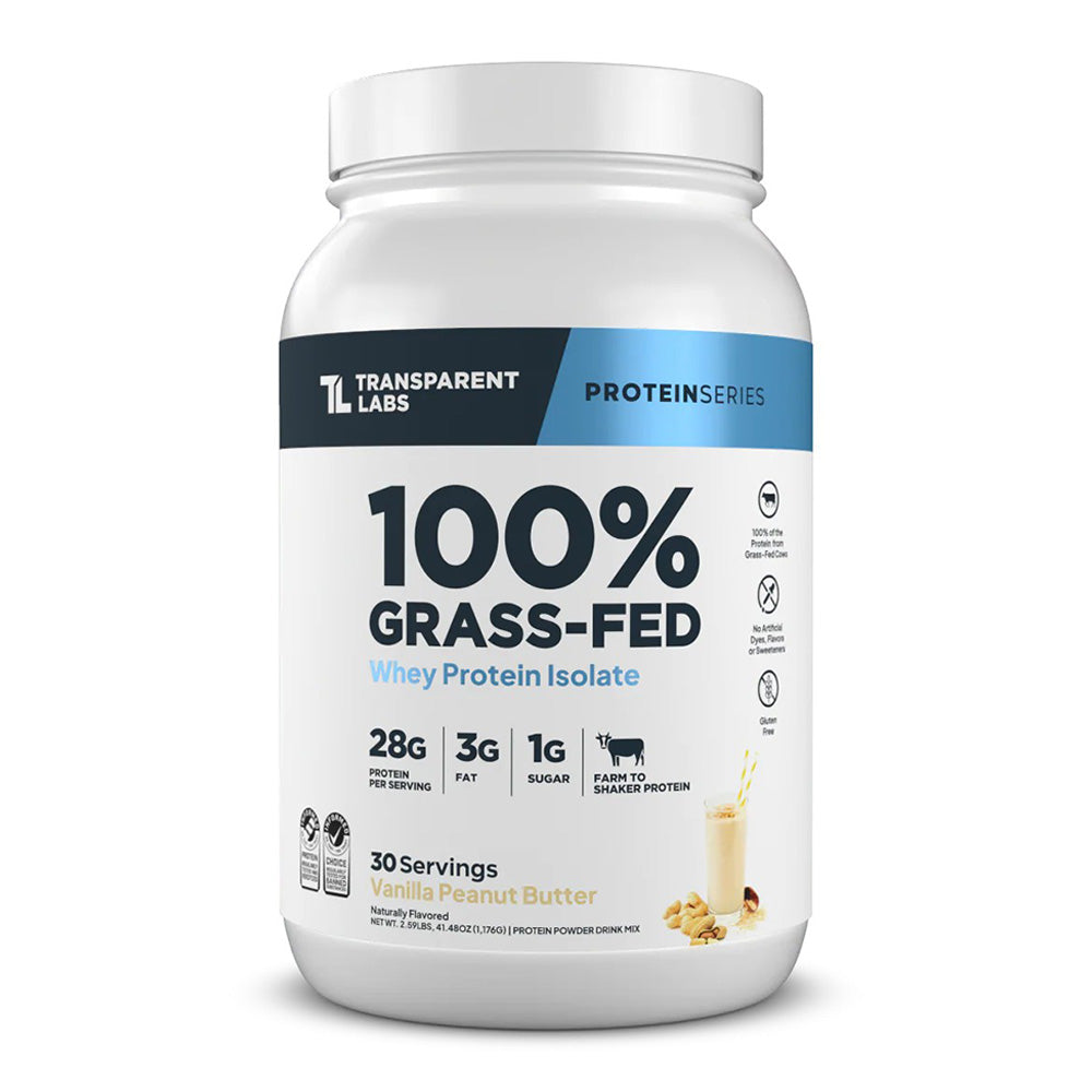 Transparent Labs 100% Grass-Fed Whey Protein Isolate