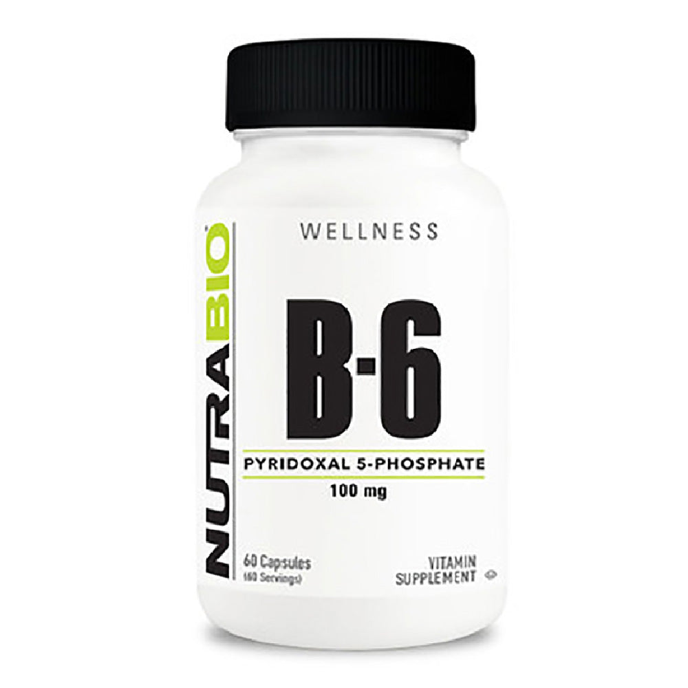NutraBio Vitamin B-6 100mg