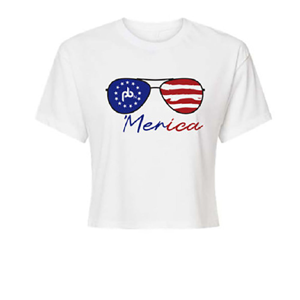 PointBlank 'Merica Aviators Crop Tee