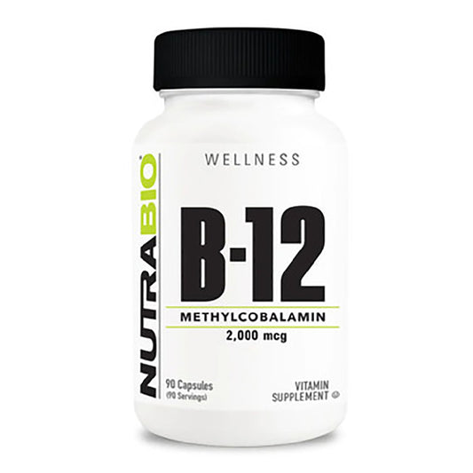 NutraBio B-12 2000 mcg