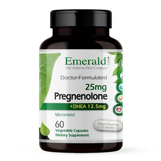 Emerald Labs Pregnenolone 25mg +12.5mg DHEA
