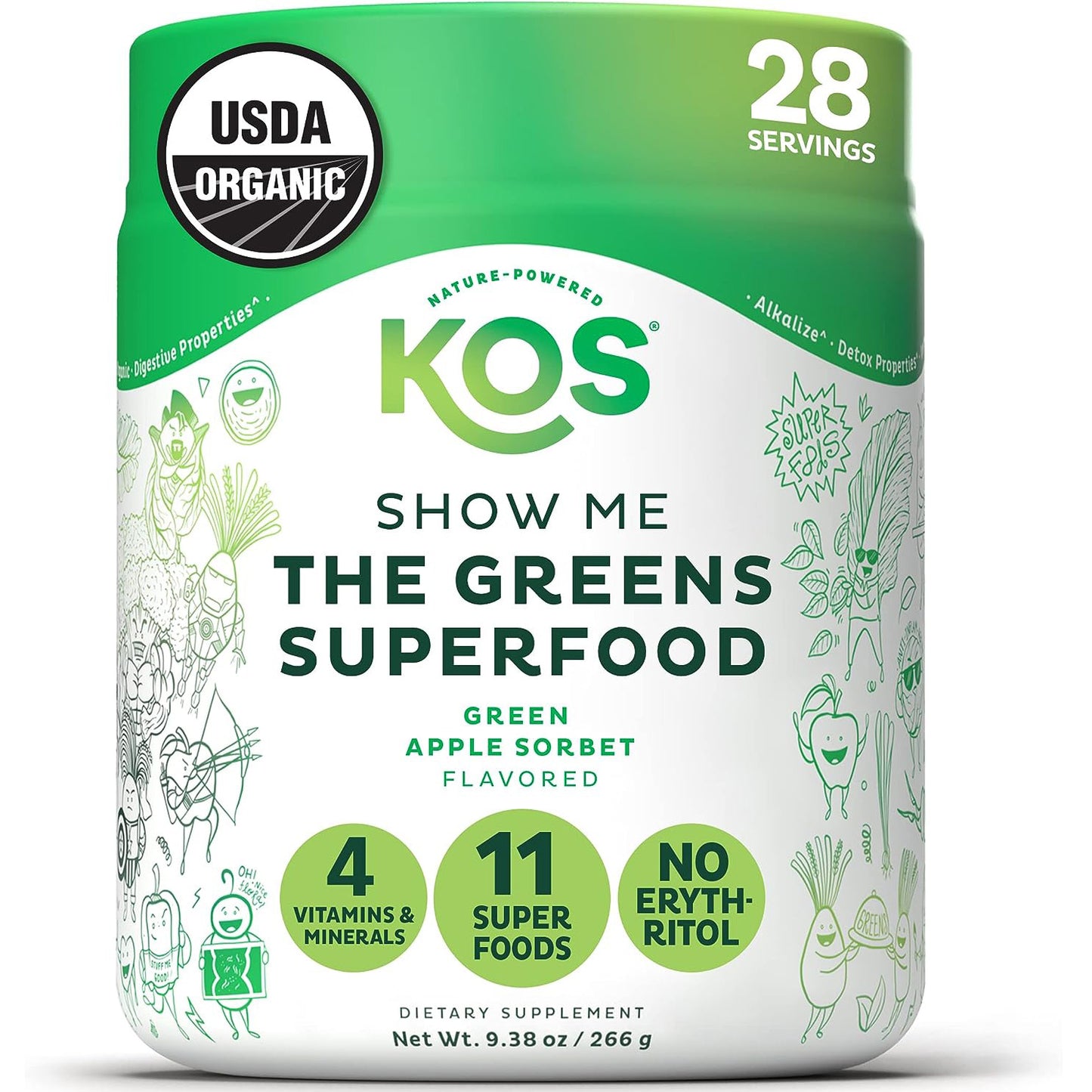 KOS Organic Superfoods Greens