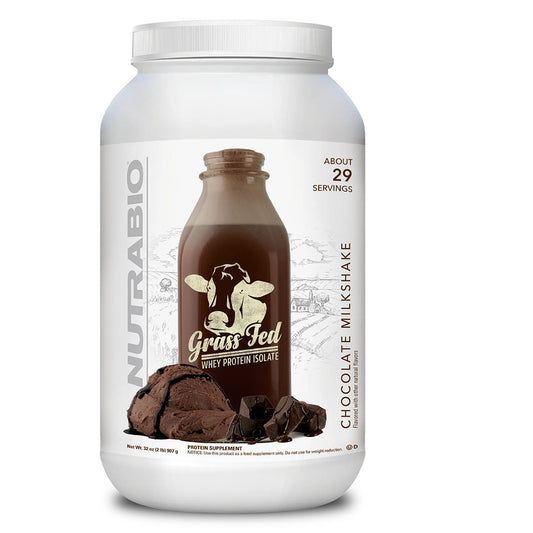 NutraBio Labs Grass Fed Whey Protein Isolate