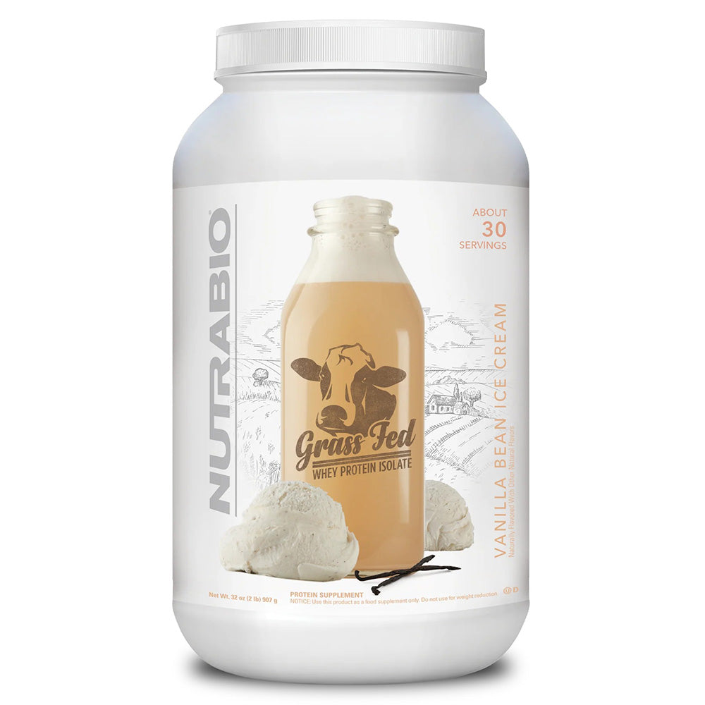 NutraBio Labs Grass Fed Whey Protein Isolate