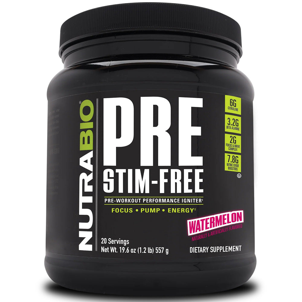 NutraBio Stim-Free Pre-Workout