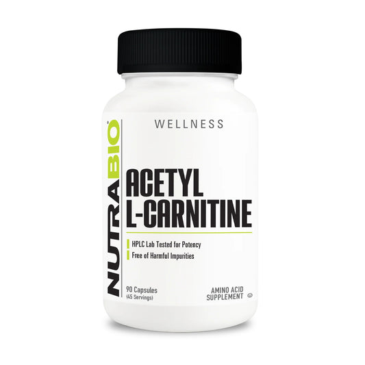 NutraBio Acetyl L-Carnitine (500mg)