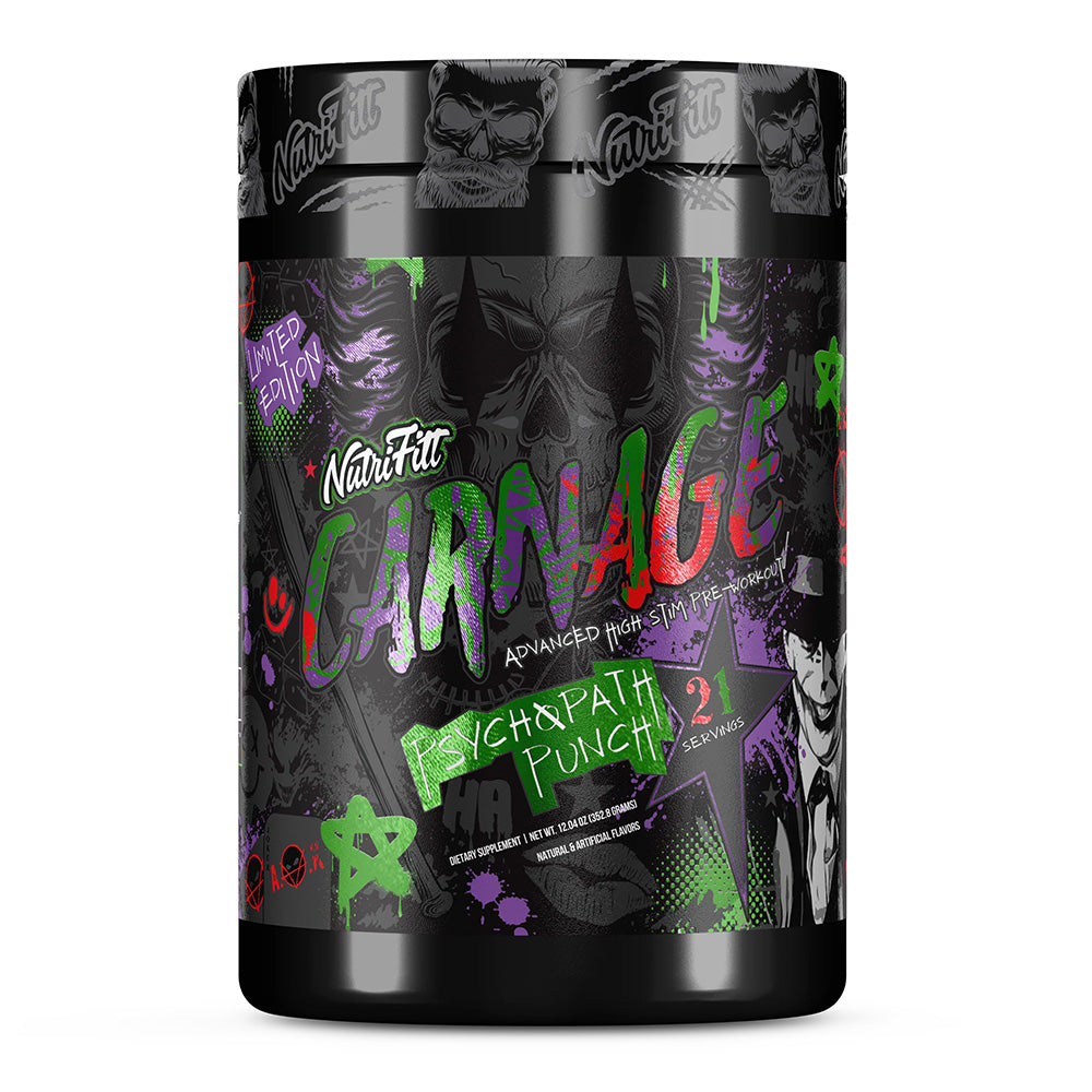 NutriFitt Carnage Advanced High Stim Pre-Workout