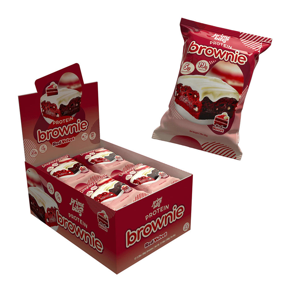 PrimeBites Protein Brownie Box