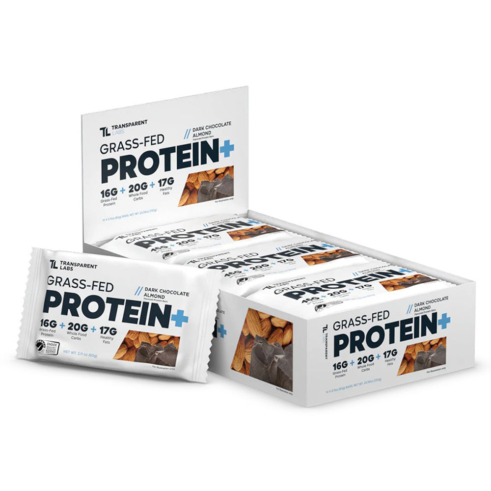 Transparent Labs Grass-Fed Protein+ Bars