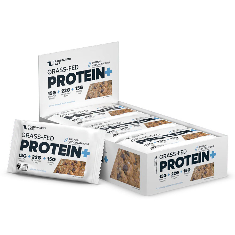 Transparent Labs Grass-Fed Protein+ Bars