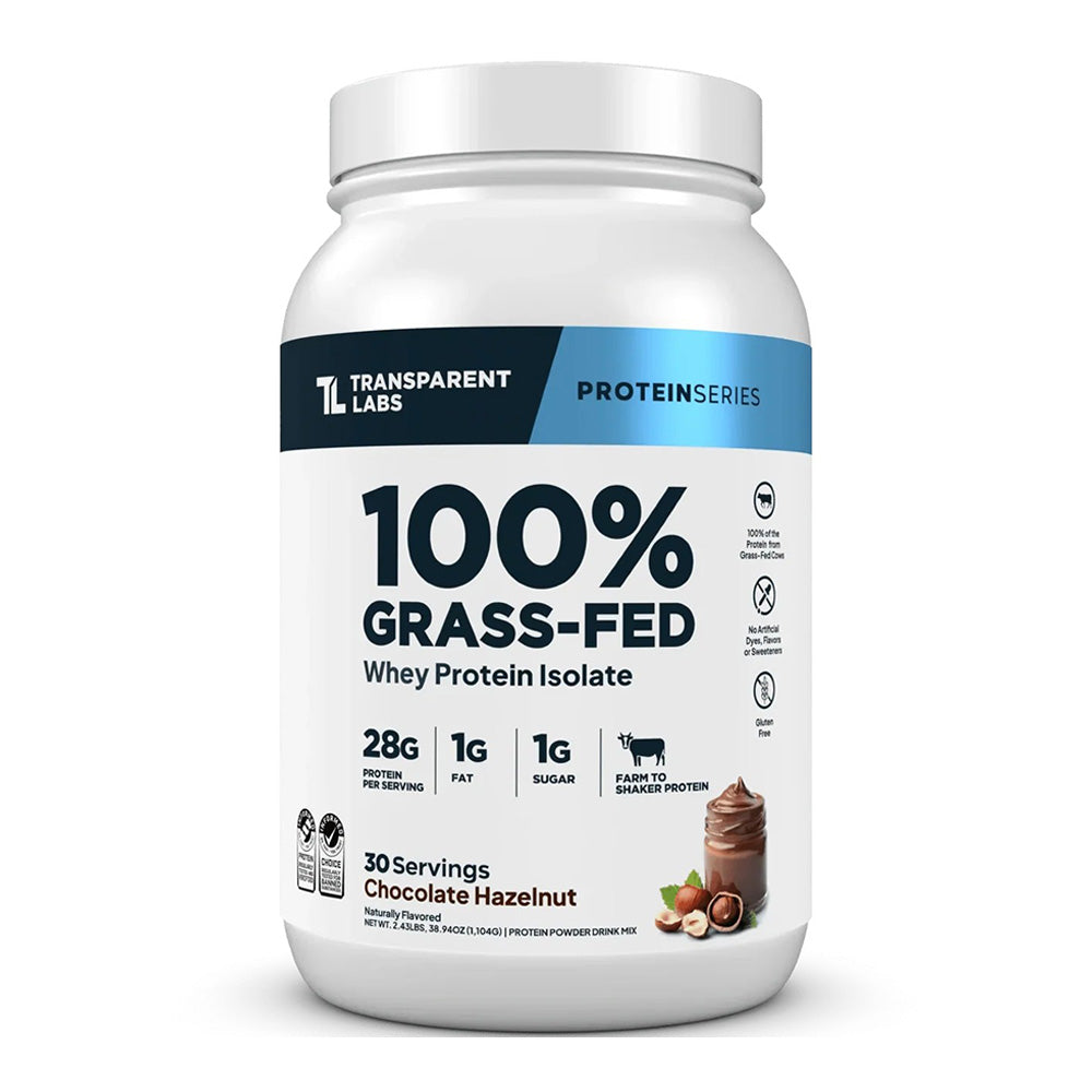 Transparent Labs 100% Grass-Fed Whey Protein Isolate