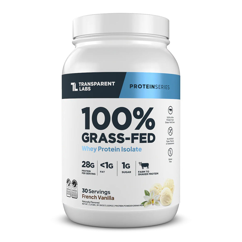 Transparent Labs 100% Grass-Fed Whey Protein Isolate