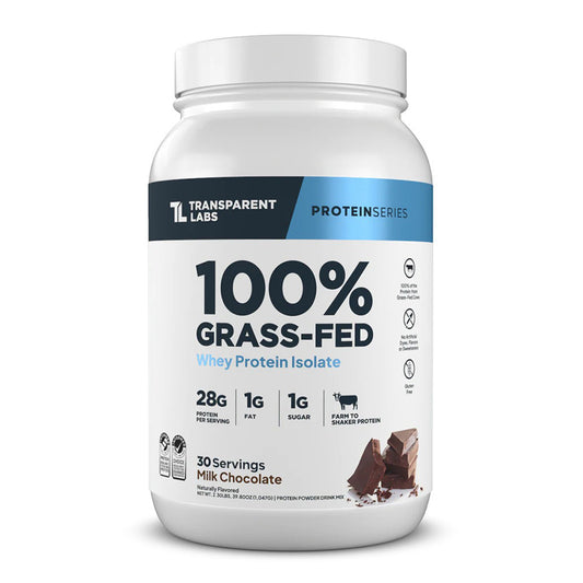Transparent Labs 100% Grass-Fed Whey Protein Isolate