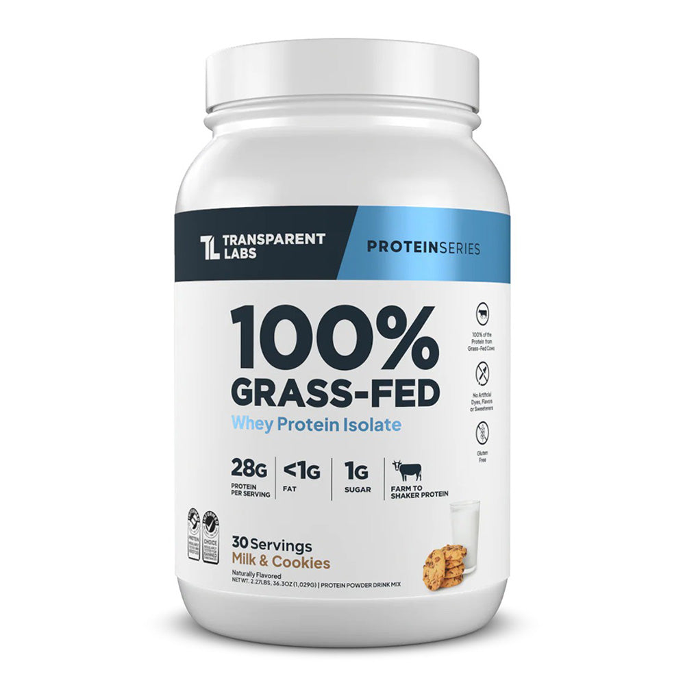 Transparent Labs 100% Grass-Fed Whey Protein Isolate