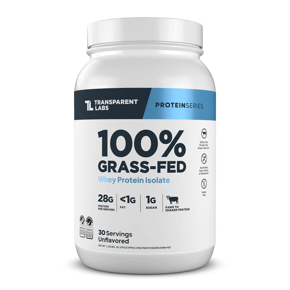 Transparent Labs 100% Grass-Fed Whey Protein Isolate